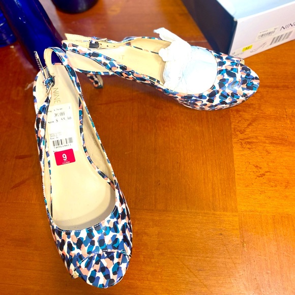 Nine West sling backs platforms - Picture 4 of 5